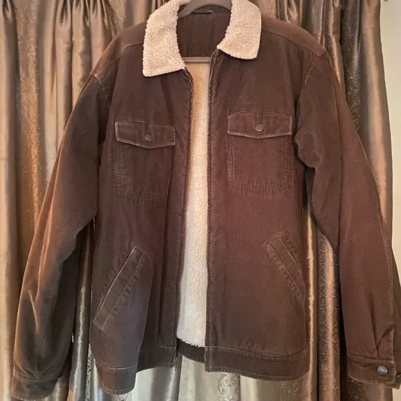 💙HP💙Patagonia  Brown Sherpa-Lined Jacket - Picture 2 of 8